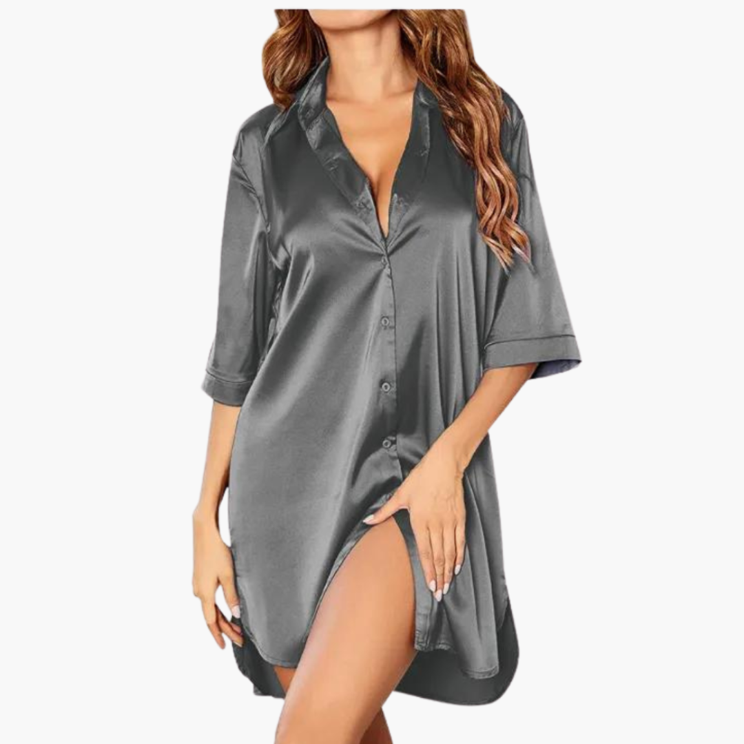 Women’s Nightdress with Sleeveless Design and Relaxed Fit