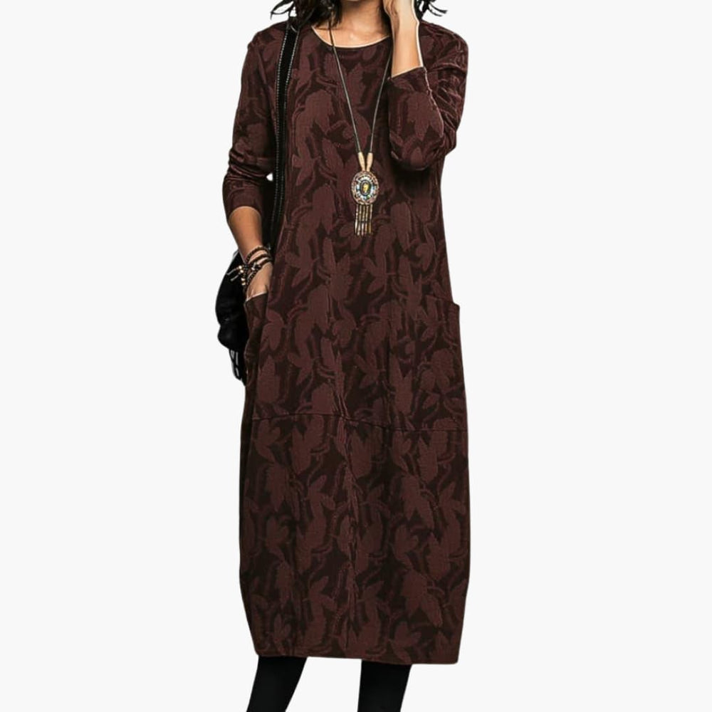 Casual Long Sleeve Winter Dress – Stylish & Warm for Women -  Made By Riley