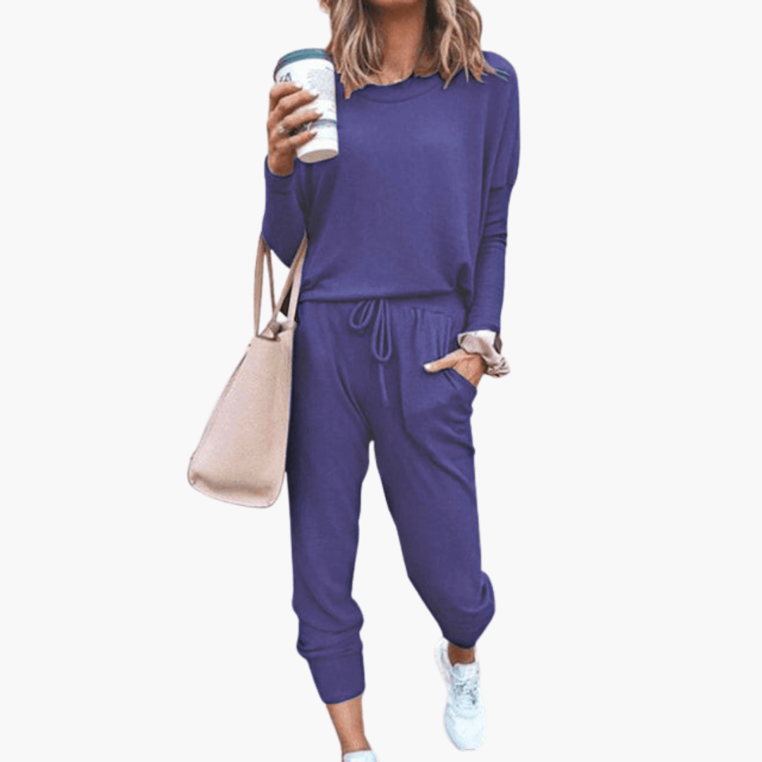 Women’s Two-Piece Set with Relaxed Fit and Coordinated Design