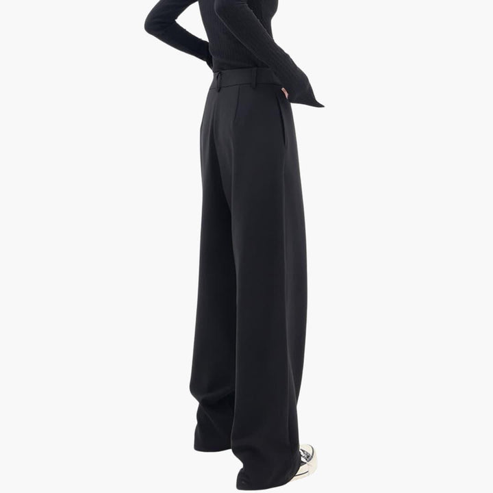 Women’s Slim Fit Pants with Structured Waistband
