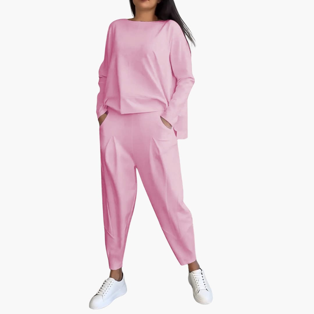 Women’s Two-Piece Set with Relaxed Fit