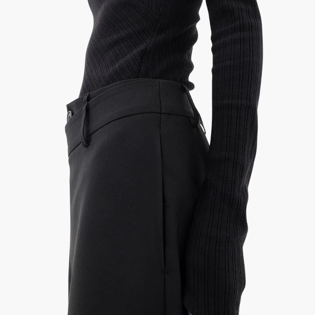 Women’s Slim Fit Pants with Structured Waistband