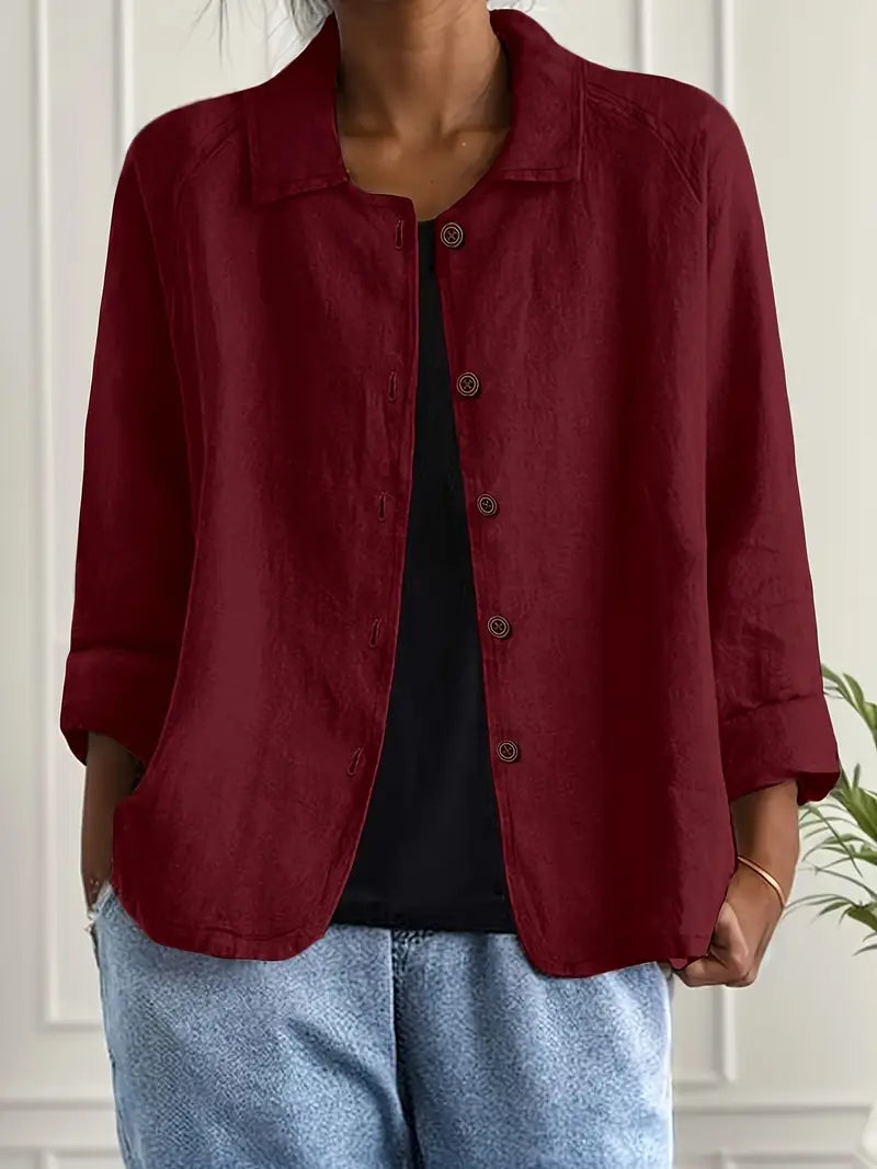 Classic Work Top Women – Smart Casual Everyday Blouse